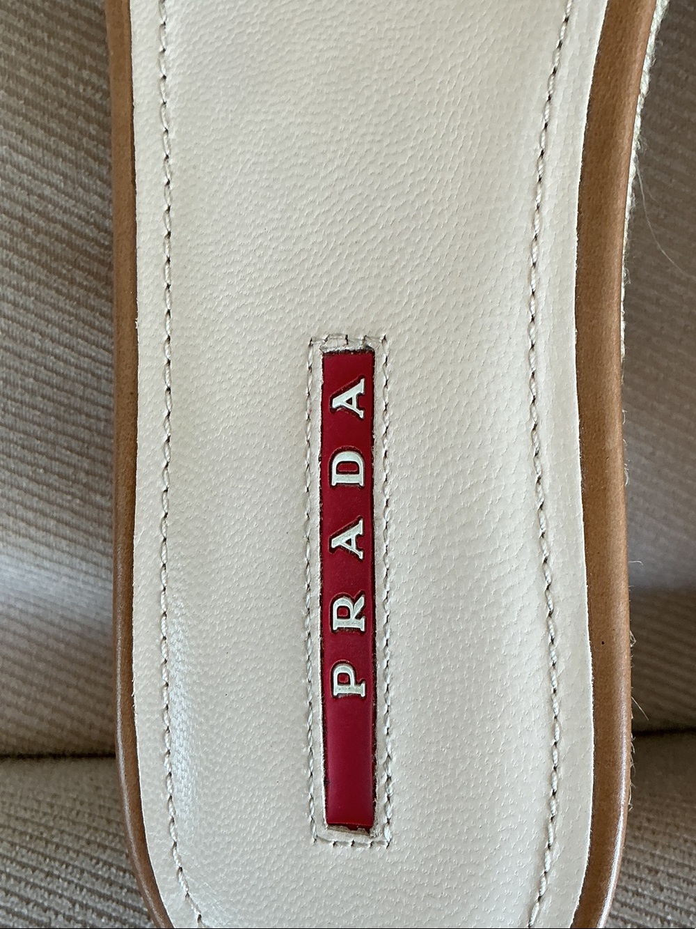 Prada Brown Leather Slide Mules - Picture 5 of 7